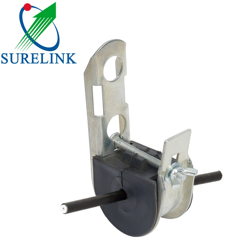 Surelink Plastic FTTH Suspension Clamp Outdoor Fiber Optic Clamp Fitting Hardware Accessories Anchor Clamp Plastic S Hook Clamp