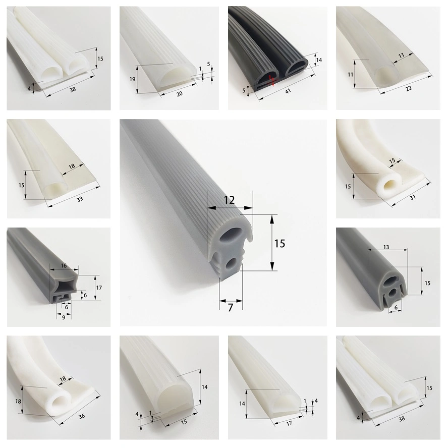 Aqueça Resistiant diversos tamanhos de Ronda elásticas janela automática do uso do automóvel sólido de Vedação de Silicone Faixa de Cabo de Borracha