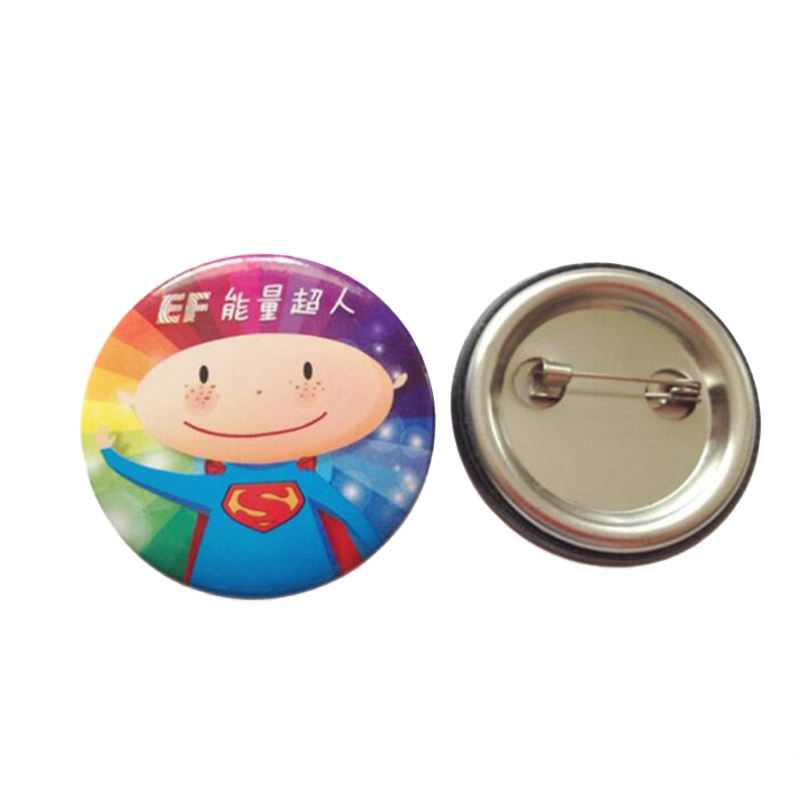 Hot Custom Fast Delivery Cheap India Badges India Flag Round Pin Button Badges Photo Printing Tin Button Badge for Party