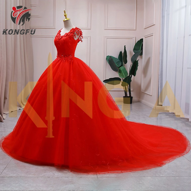 Korean Original Fashion Chiffon Used Clothes Bales Second Hand Luxury Wedding Dresses Bridal Gowns for Women