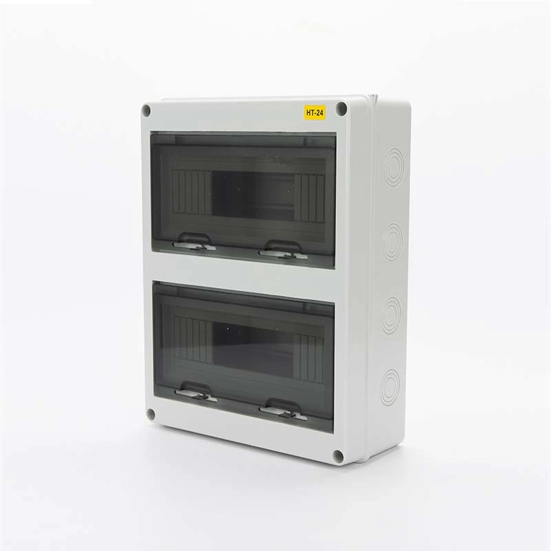 Ht-24 Waterproof 360*280*110mm ABS+PC Flush Type 24 Way Pole MCB Distribution Box