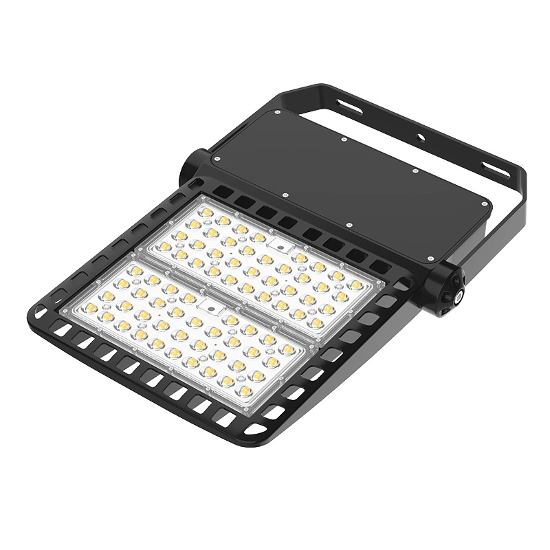 Wide Range Input Voltage 120V-277V AC or 200-480V AC Outdoor SMD LED Light 200W IP66 LED Flood Projecting Tunnel Light LED with Asymmetric Angle Lens