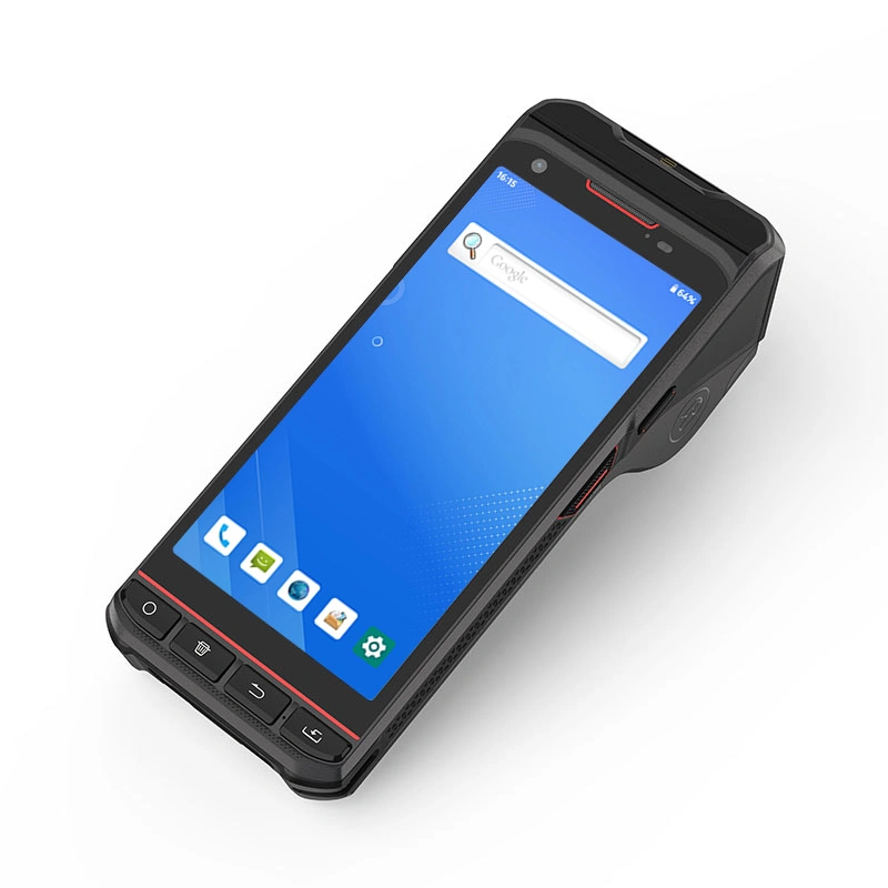 Uniwa V5p 5.5 дюйма Встроенный переносной термопринтер Ресторан Прочный мобильный КПК Android