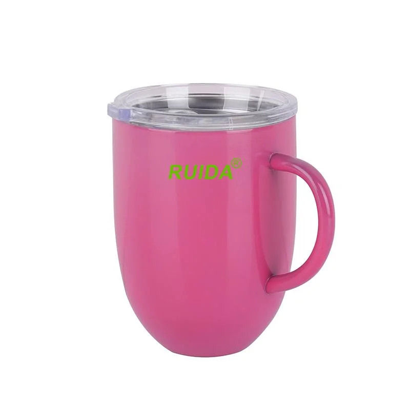 Egg-Shaped Cup Heat Preservation Mug Water Bottles with Handle