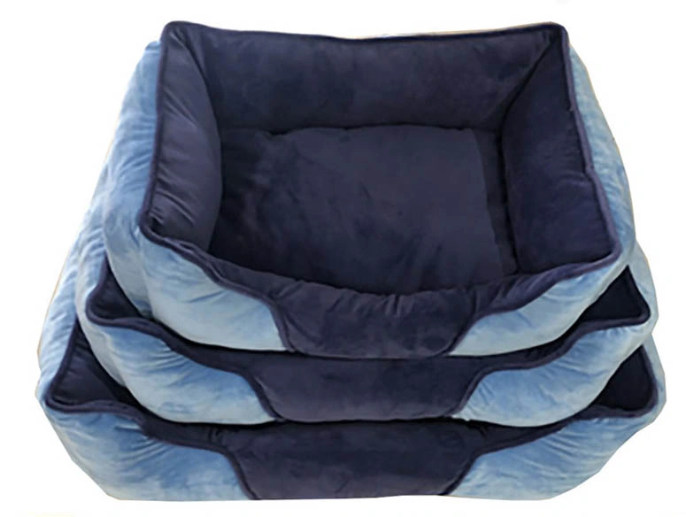 New Design Best Selling Rectangle Dog Bed Washable, Wholesale Pet Supplies (WY180967-2A/C)