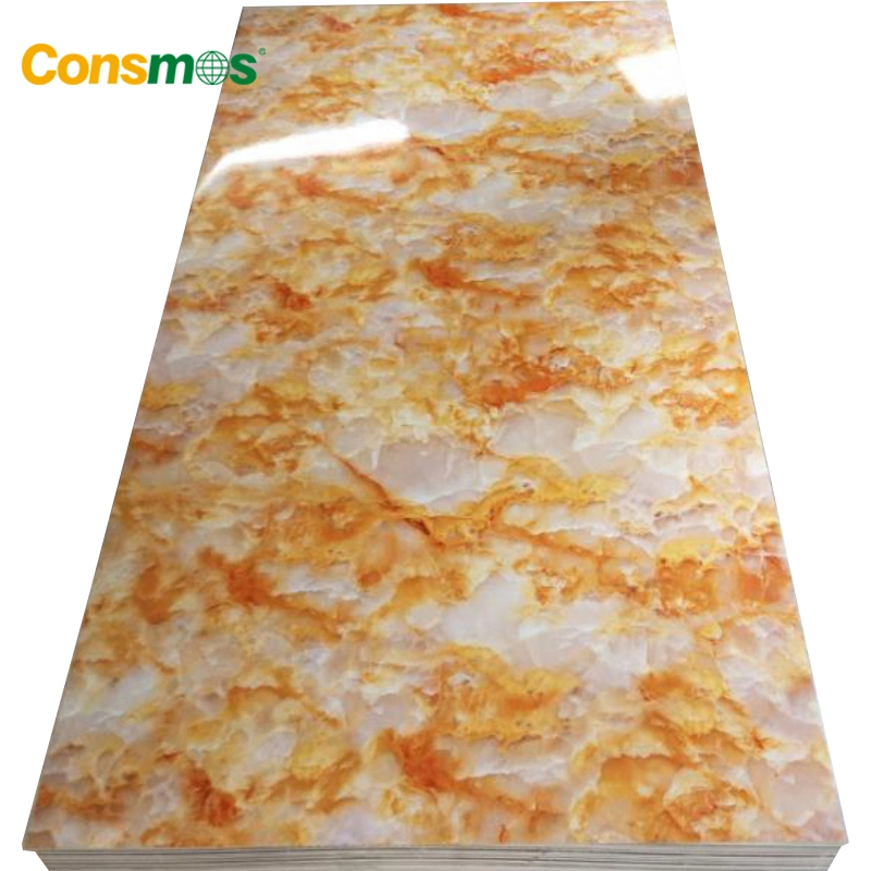 1220*2800mm Eco-Friendly Interior Wall Board 3D UV PVC Board for Decoration