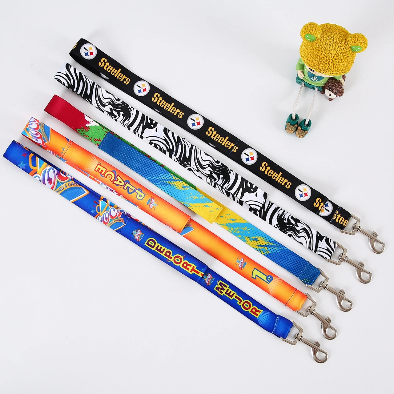 Customized Printing Logo Polyester Webbing Lanyard Strap