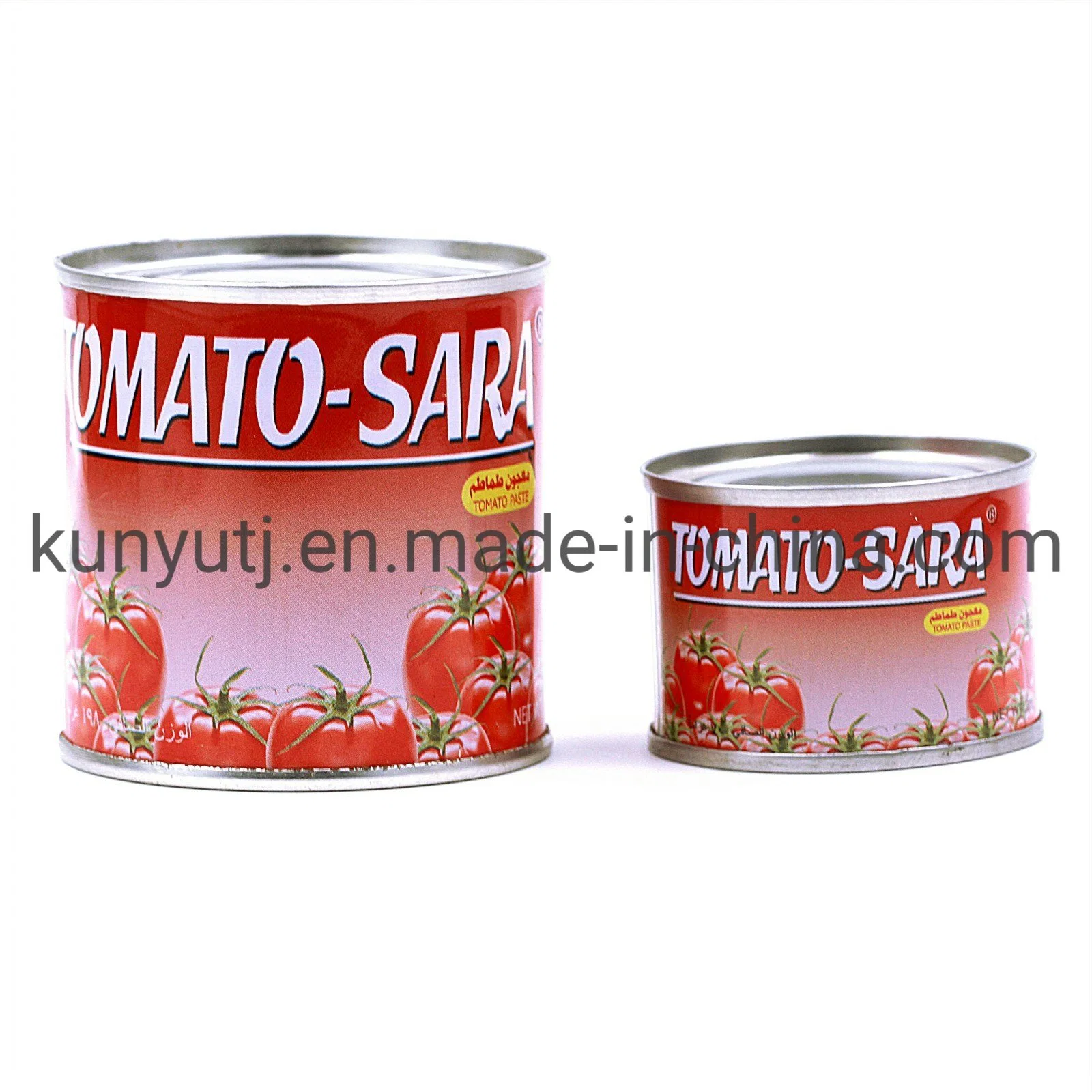 Canned Tomato Paste 198g with High quality/High cost performance 