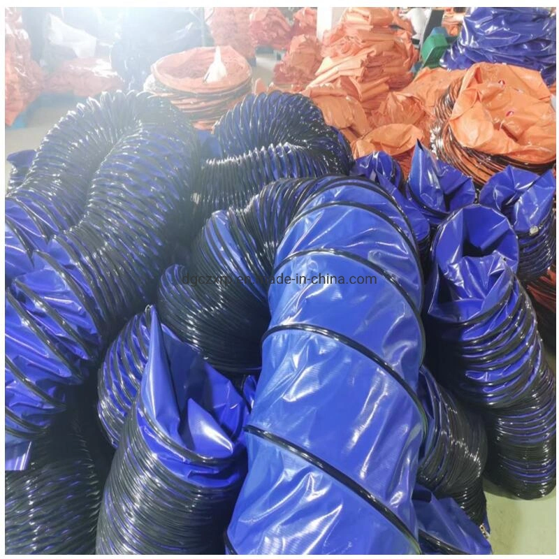 Mining 10m PVC Collapsible Round Air Ventilatioln Duct