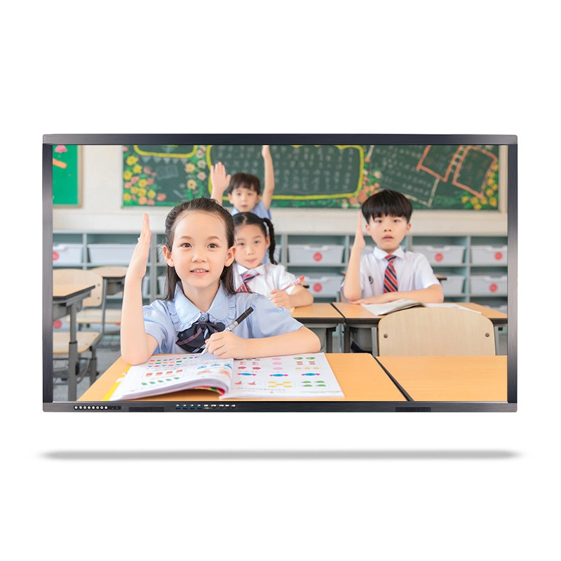 Vente en gros de tableau blanc interactif numérique intelligent grand format avec écriture infrarouge et LED.