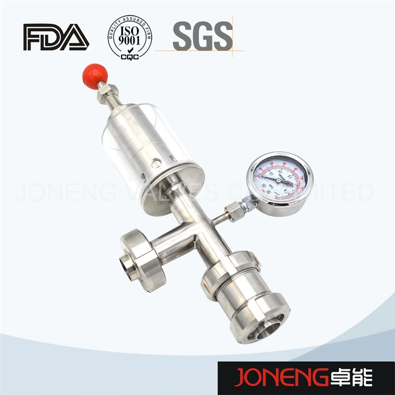 Stainless Steel Sanitary Grade DIN Anti-Corrosion Anti-Leakage Exhaust Valve for Food Process