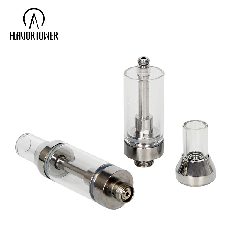 Wholesale E-Cigarette Atomizer 2ml Pyrex Glass Tank D8 D9 D 8 Vape Pen Thick Oil Cartridge Pod