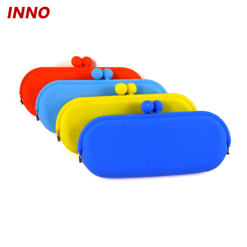 Inno-R031 Multi-Function Silicone Colorful Pen Bags Pencil Case Soft Box for Kids Environmental Protection