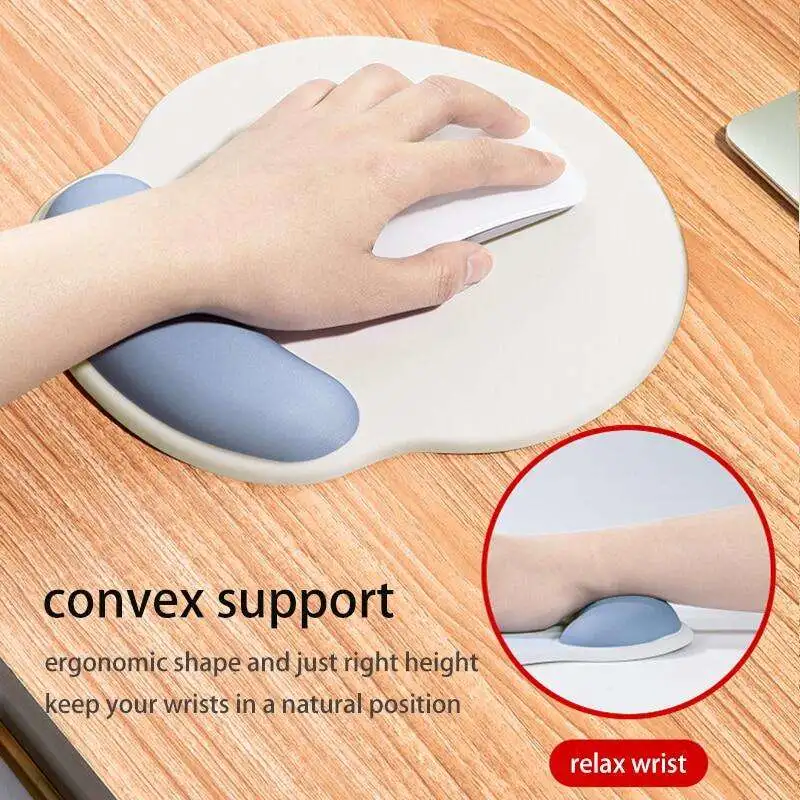 Cartoon Mouse Pad Keyboard Anti-Slip Wrist Rest Set Hand Support 3D Mouse Pad