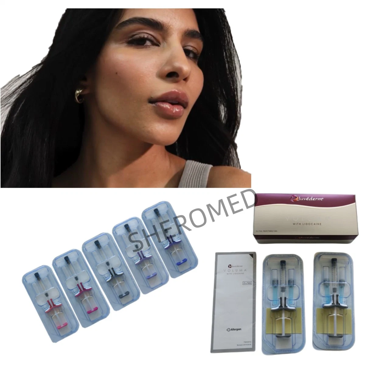 Mejor Precio Belleza piel Juvederms ácido Hialurónico relleno Dermal 2*1ml