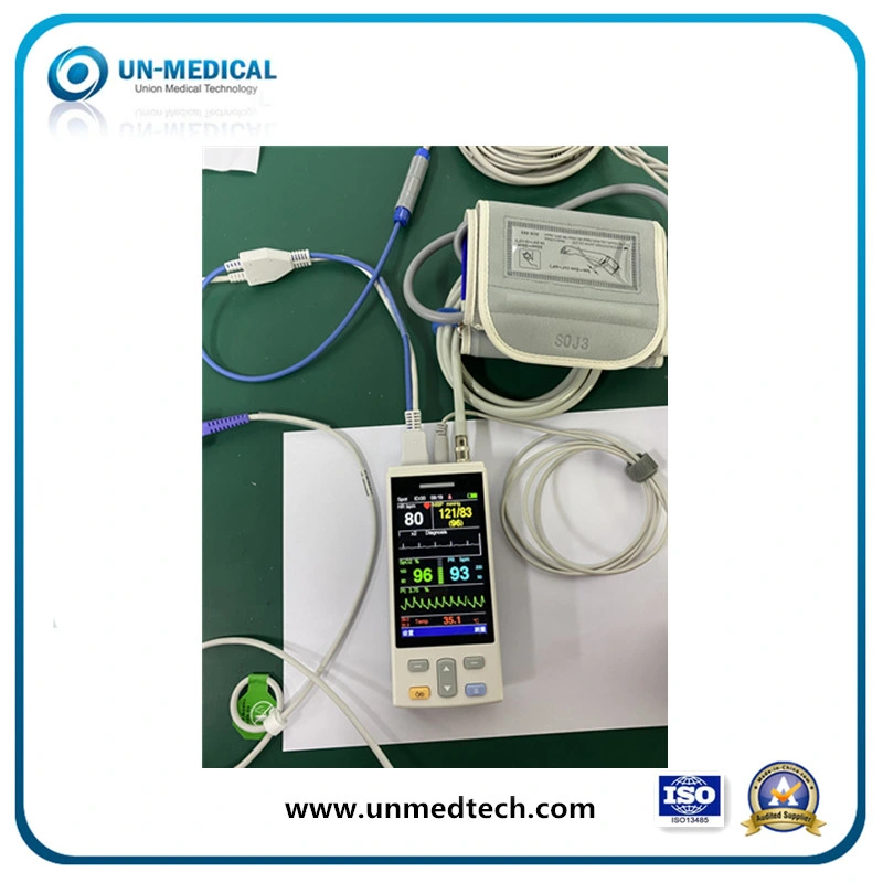 Portable 4 &prime; &prime; Color Display Patient Monitor Medical Equipment for Hospital and Home Use