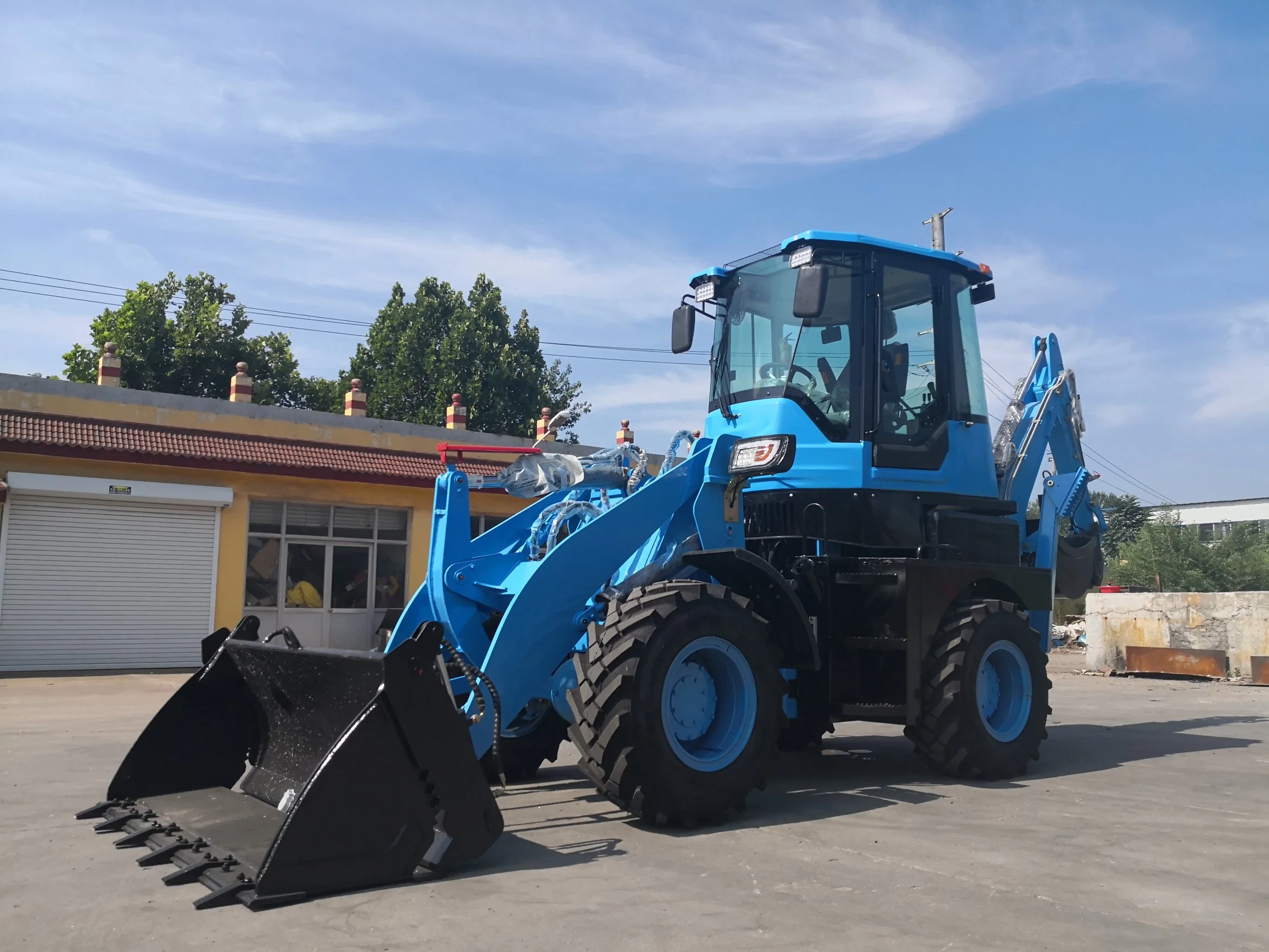 Forload Construction Machines of Backhoe Wheel Loader, Used Road Roller and Motor Grader for Sale