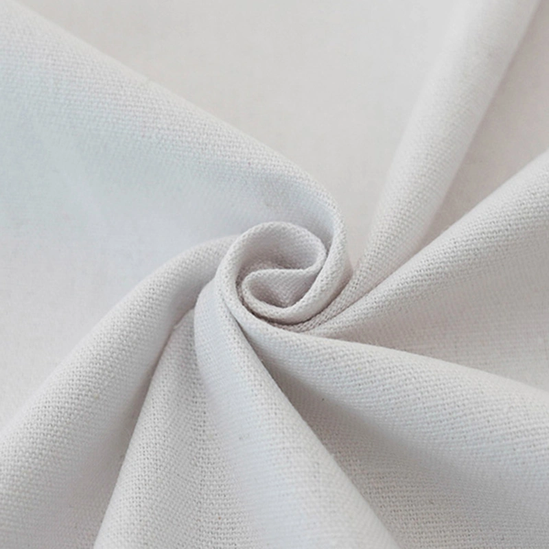 Polyester Cotton Solid Dyed Uniform Soft Canvas Fabric for Shoes Tents