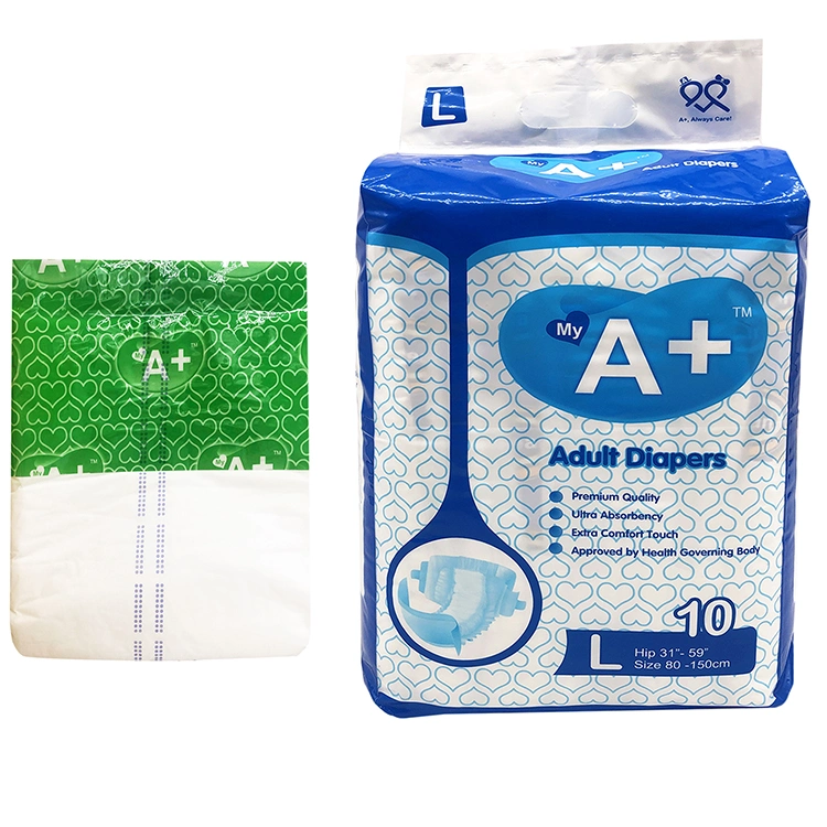 Одноразовые для взрослых для взрослых толщиной Diaper Diaper высокой Absoption бесплатные образцы