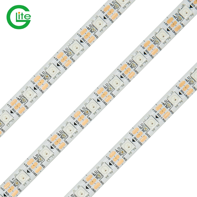 Glite 60LEDs 5V RGB Magic Digital LED Pixel Strip Ws2812 Non-Waterproof for Decoration with 5% Discount