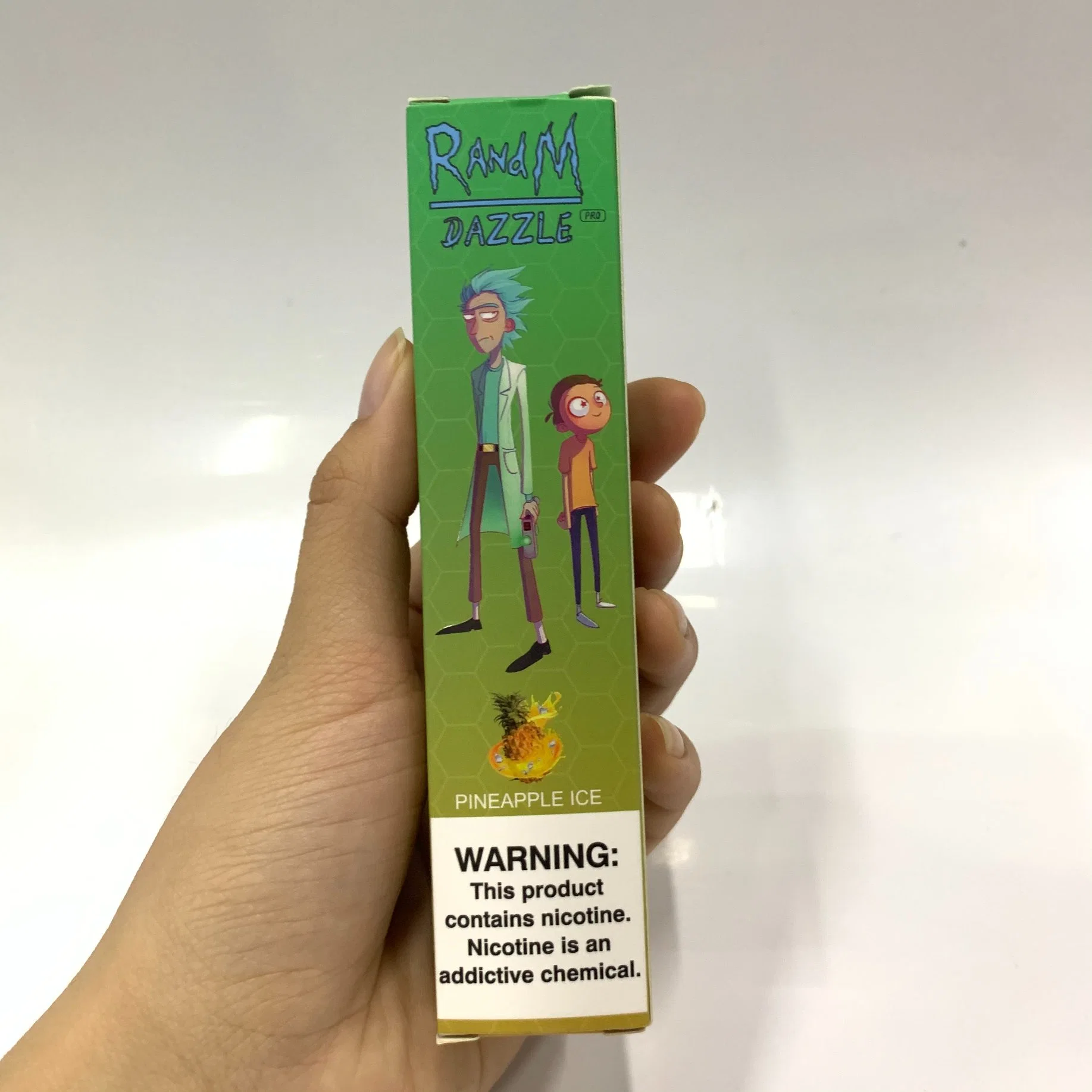 2021 Großhandel Einweg 2600 Puffs bunt RGB Light 6 Frucht Geschmacksrichtungen verfügbar Vape Podvape 5 Nikotin Vape Pen mit Box