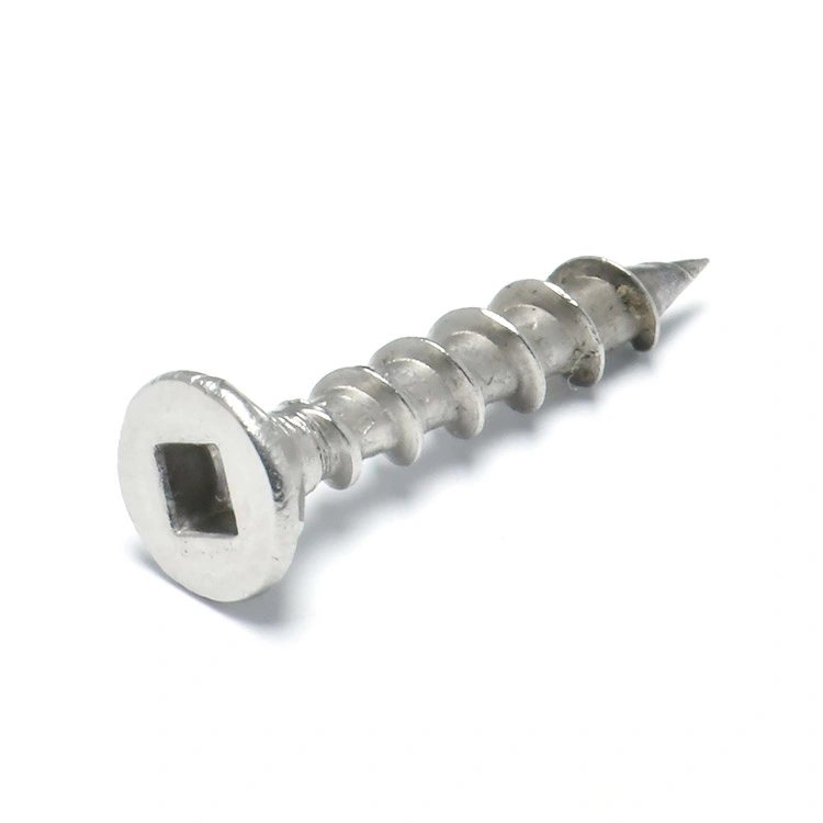 Wholesale/Supplier Price SS304 Square Csk Head with Ribs Wood Screws Self Tapping Screws