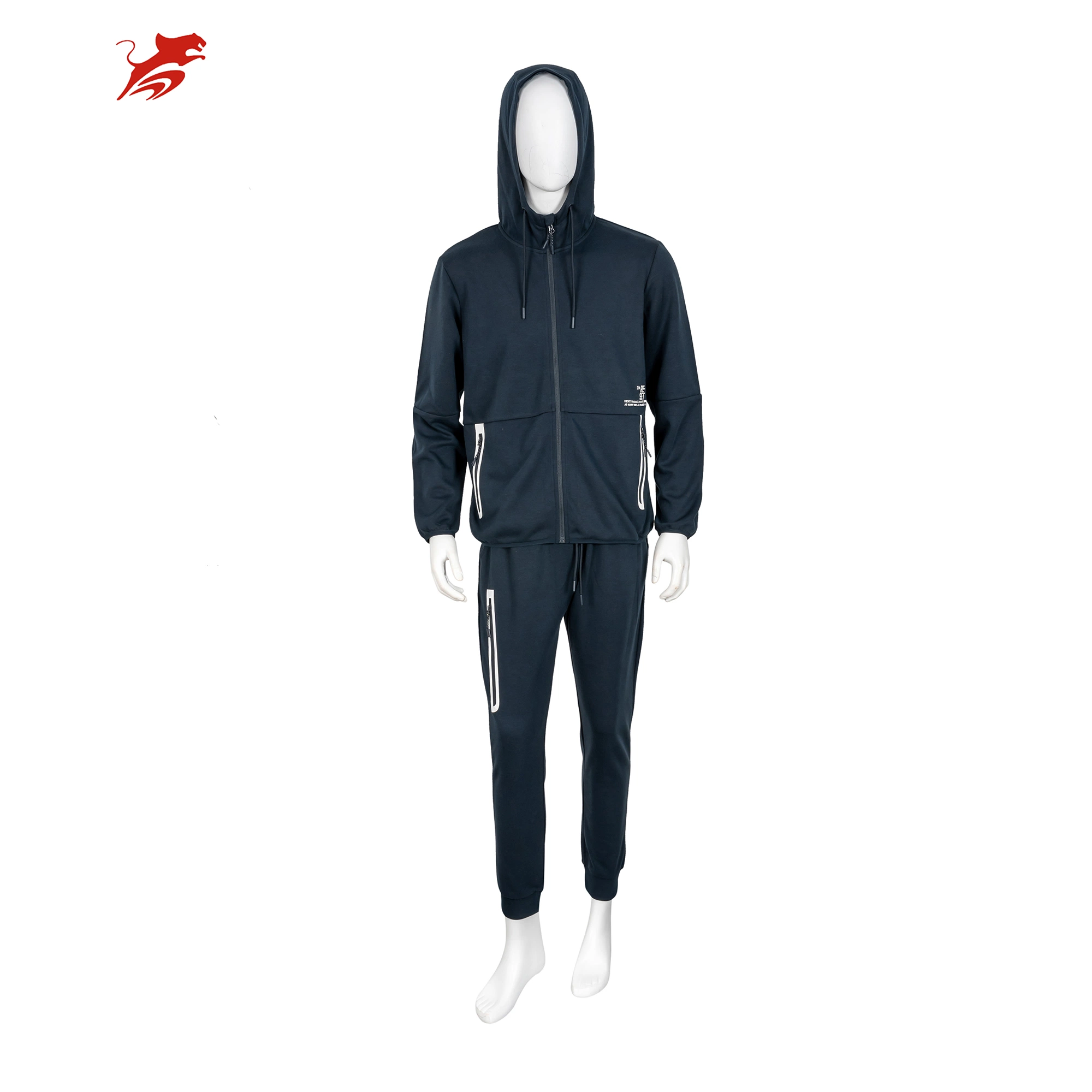 Asiapo China Factory Wholesale Men's Hooded Sweatshirt Jogger Sweatpants Athletic Sportsmen Terry Tracksuits Gym Training Wear