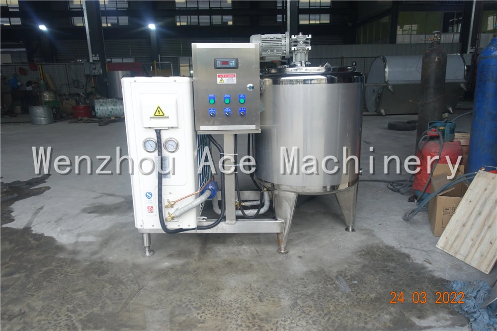 Best Price Stainless Steel SUS304 316 100L - 20000L Milk Chiller Machine Dairy Cooler Tank Milk Cooling Tank Storage Tank