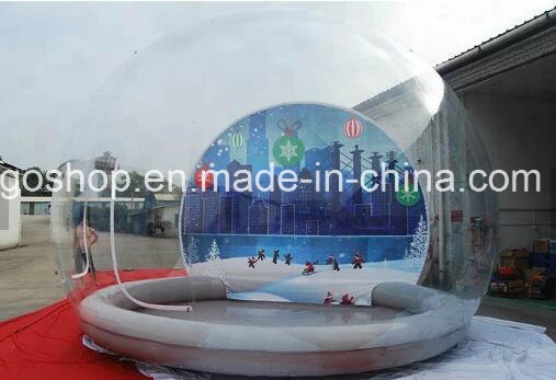 Transparent PVC Inflatable Globe Holiday Decoration