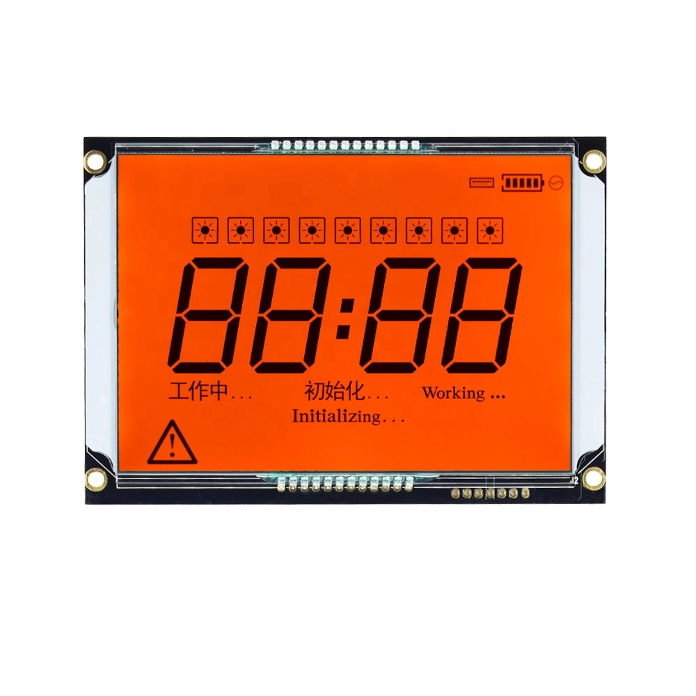 Custom Htn Reflective Positive Monochrome Segment LCD 7 Segment LCD Panel, LCD Display, LCD Monitor