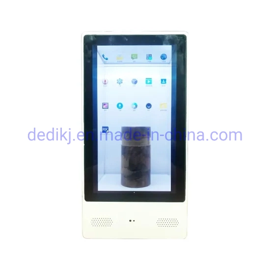 15.6 Inch Transparent Vertical LCD Touchscreen Show Box with CE Approval