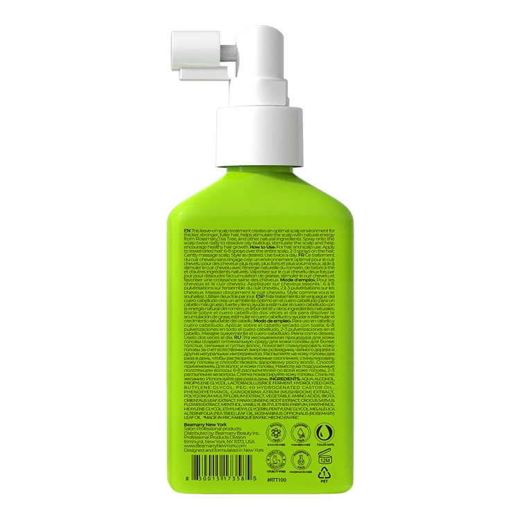 2023 Nueva llegada suero Natural rápido crecimiento del cabello Spray para Masaje del cuero cabelludo Anti pérdida de cabello Loción hacer que el cabello vuelva a crecer 100ml