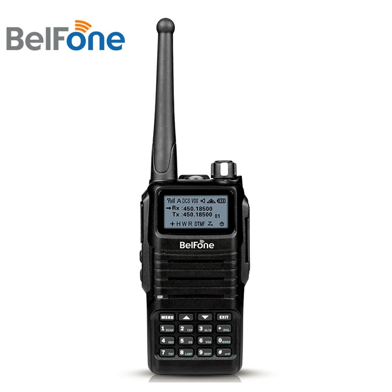 Transceptor FM analógico Belfone 5W Wike Talkie portátil dos Radios de la manera para situaciones críticas