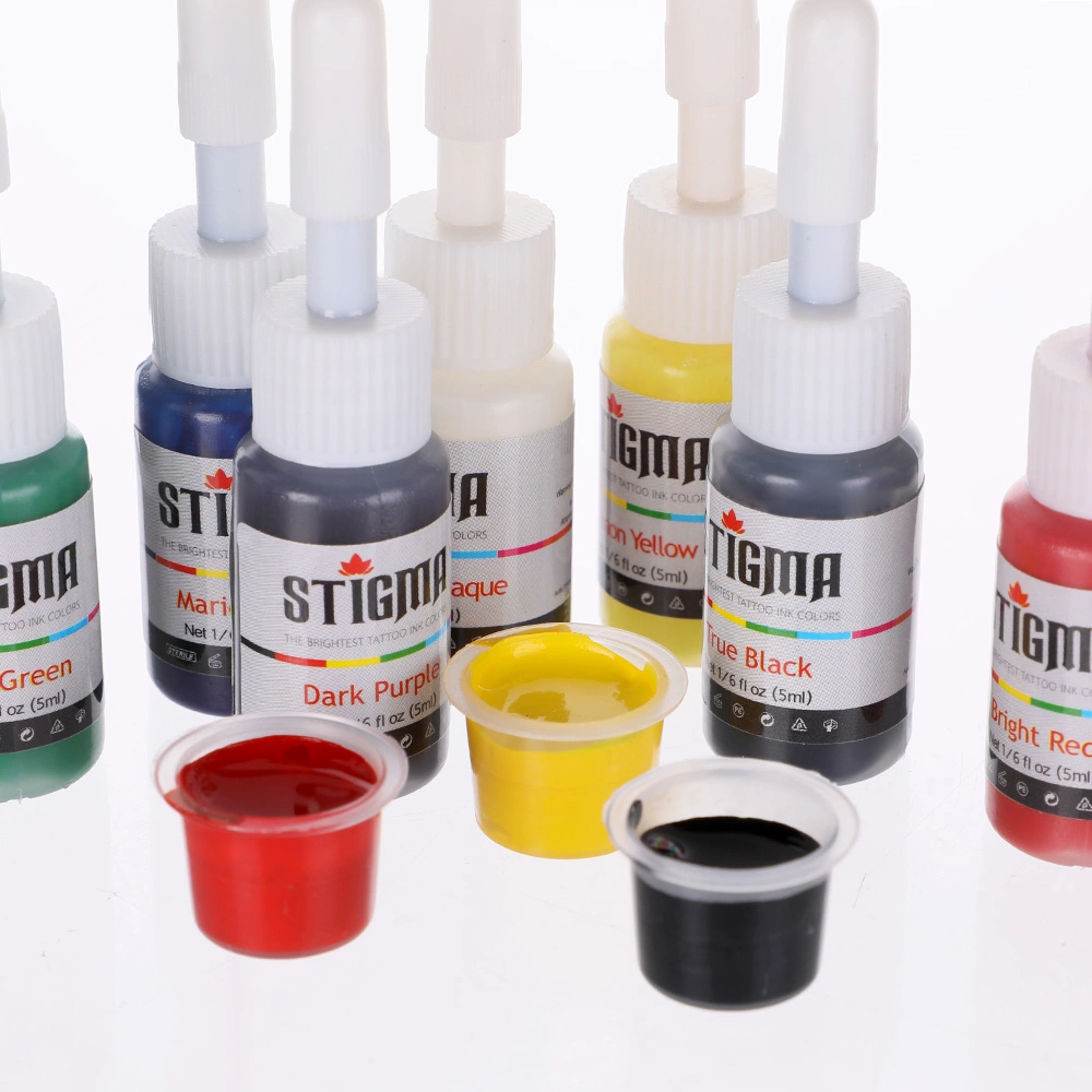 7 Colors/Set Stigma Tattoo Ink Good Quality (USA Standard) - Hot Sell Mixing Tattoo Ink 5 Ml/Bottle