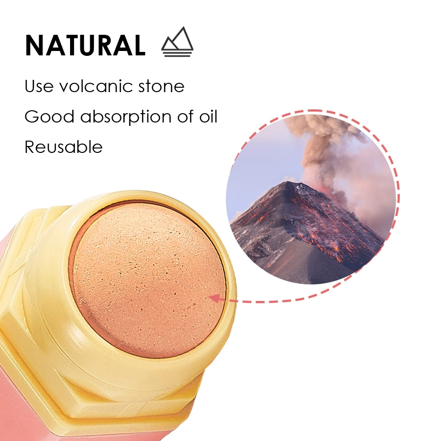 Juego de Belleza Cuidado de la piel Maquillaje de Control de aceite lavable esponja Volcán absorbente de aceite Rodillo