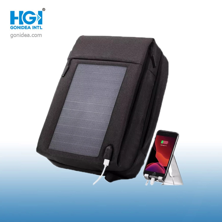 Solar Power Panel Travel Bag Mobile Charger Backpack Solar Charger System Das-Ba-10-001