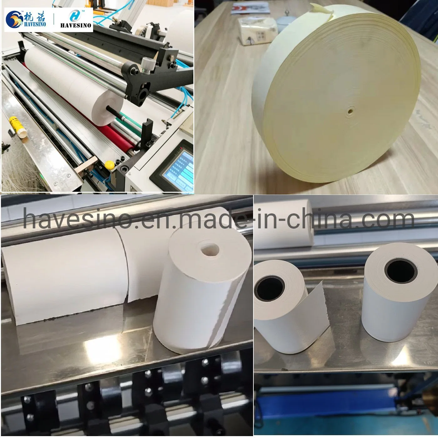 Thermal Paper Roll Slitter Slitting Rewinder Rewinding Making Machine ATM Cash Register Thermal Paper Roll Slitter Rewinder