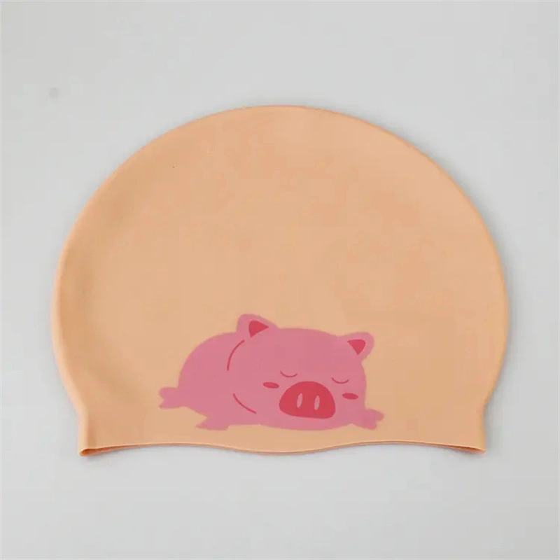 Promotion High quality/High cost performance  Silicone Seamless Unisex Ear Cover Protect Seamless Swim Cap