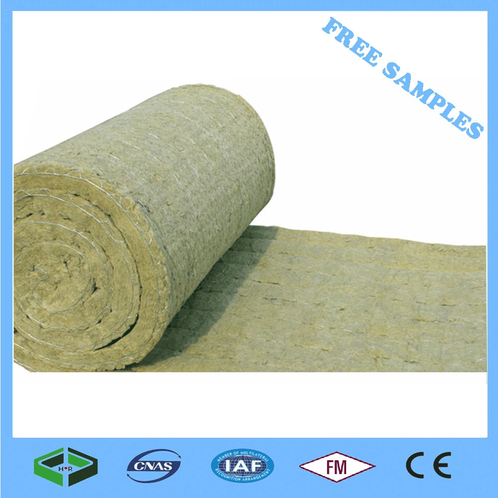 Waterproof Heat Preservation Rock Wool Fiber Rockwool Roll Sound Insulation Blanket