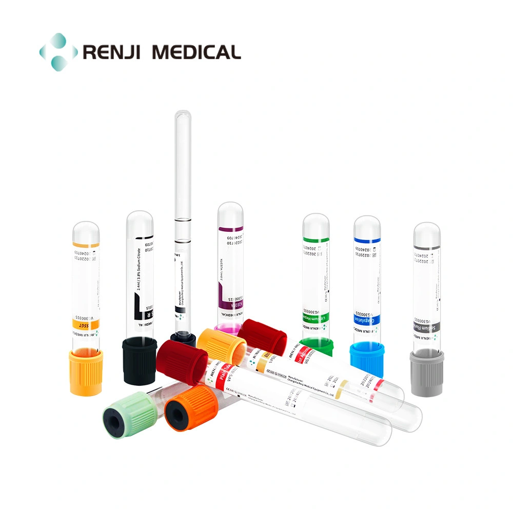 Tube de collecte de sang à l'acide borique avec activateur de caillot ESR en gel sous vide K3 EDTA