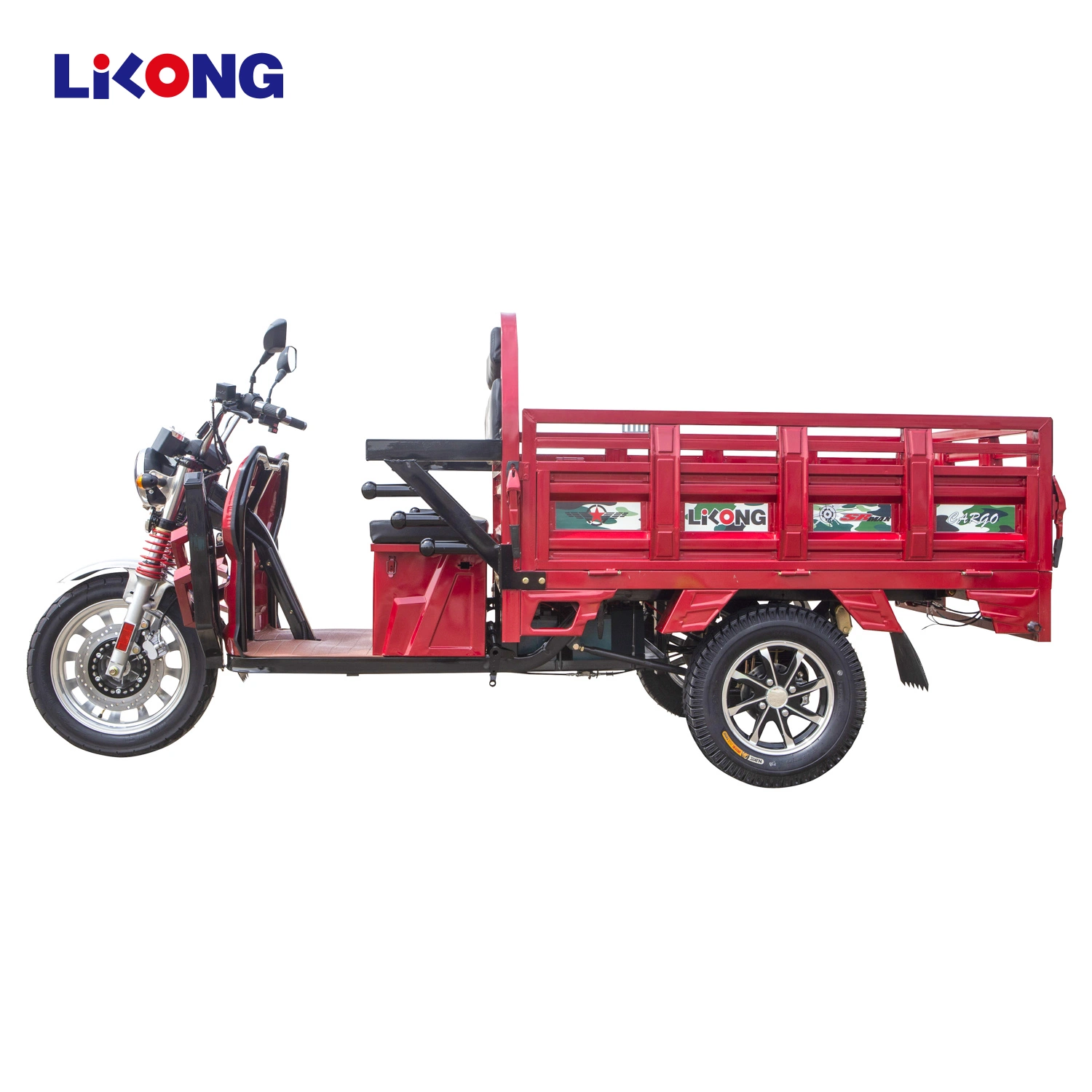 Lilong CEE Electric 3 Rueda triciclo de carga eléctrica Trike carga triciclos motorizados con sistema de elevación