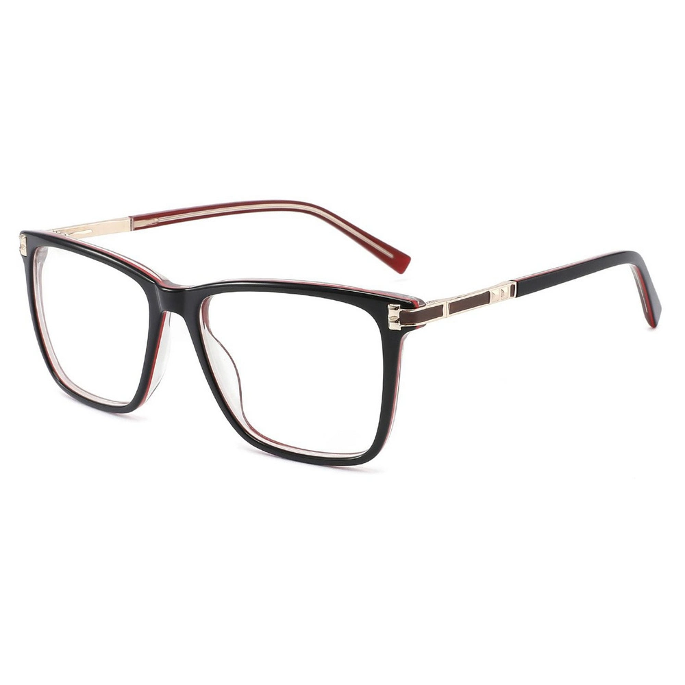 High quality/High cost performance  Square Glasses Acetate Frame Optical Clear Glasses Men and Women