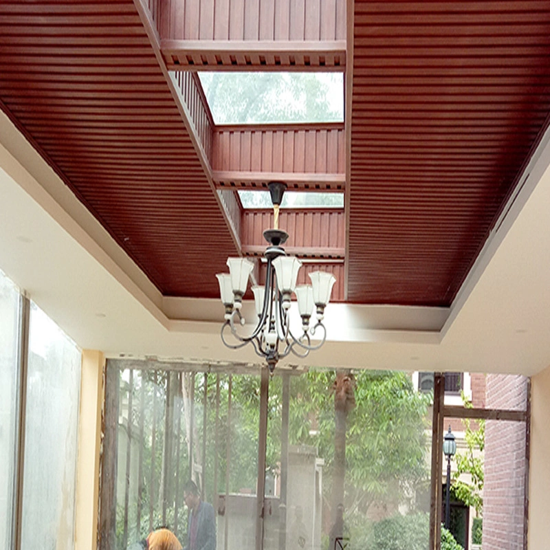 New Eco Friendly Wood Plastic Composite Roof Ceiling Decoration Material