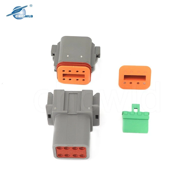 Alta cuantificación serie Dt Auto impermeable Dt04-2p 3p 4p 6p 8P 12p Dt04-2s 3s 4s 6s 8s 12s Deutsch Automotive Conector