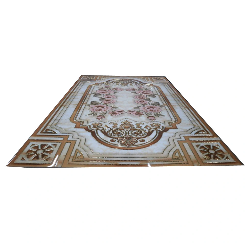 60X60cm (SIX IN ONE) , 120X180cm Ceramic Floor Golden Carpet Tile