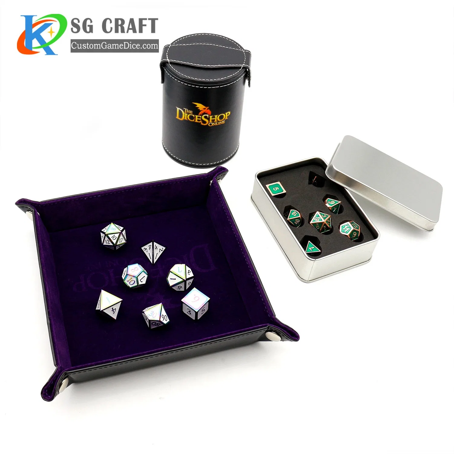 Hot Sales New Arrive One-off Distribution Dice Set Dice Box Dnd Dice Rpg Dice Dungeons and Dragons Dice Game Dice