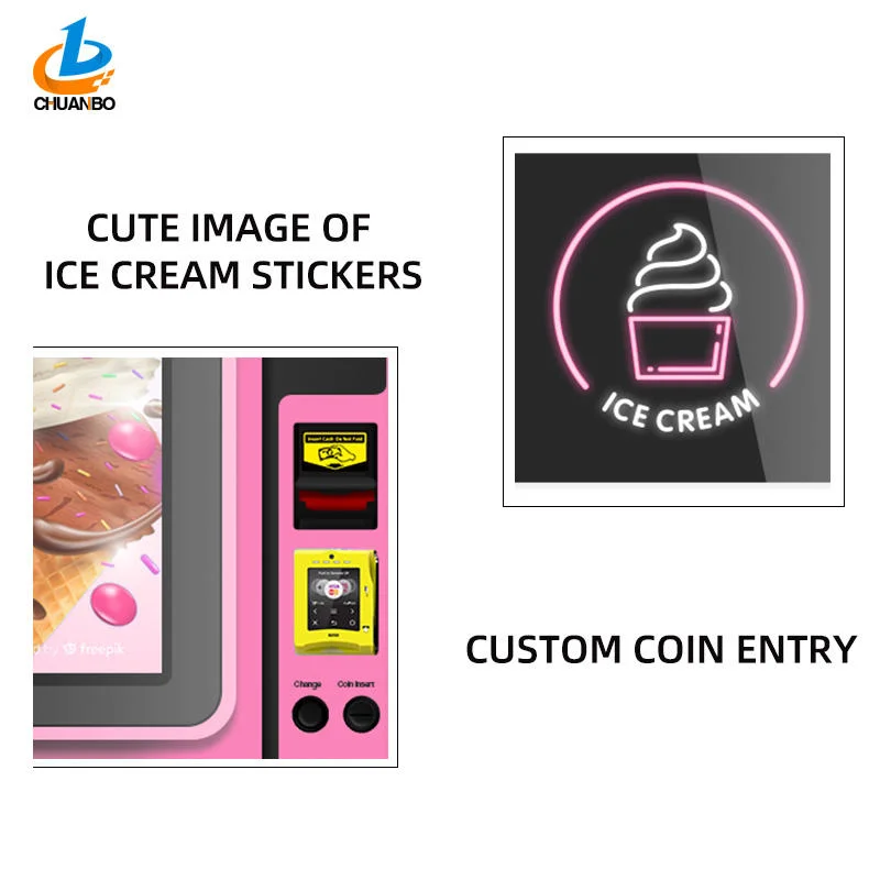 Automatic Making Machine Self Service Soft Ice Cream Vending Machine