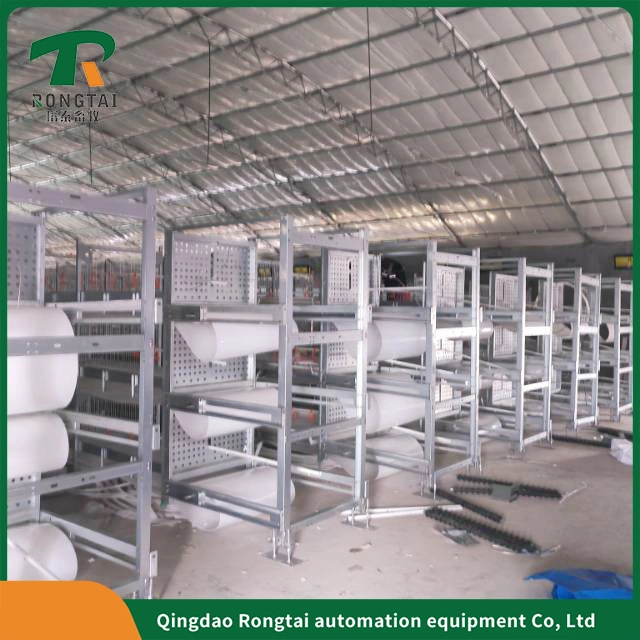 Poultry Farm Equipment Layer Chicken Cage 4 Tiers Manual Broiler Chicken Cage