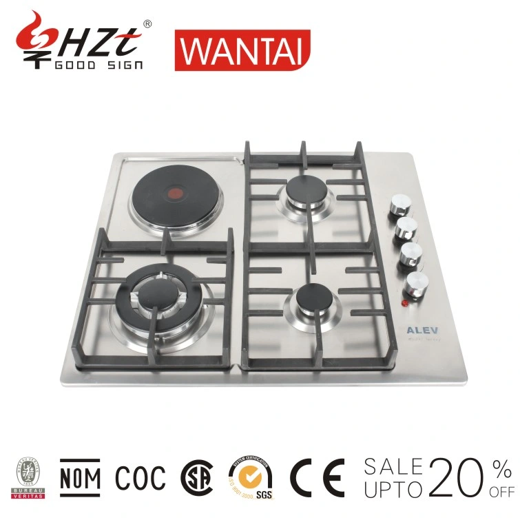 Kitchen Appliance Buitt-in Ss 5 Burner Gas Cooker