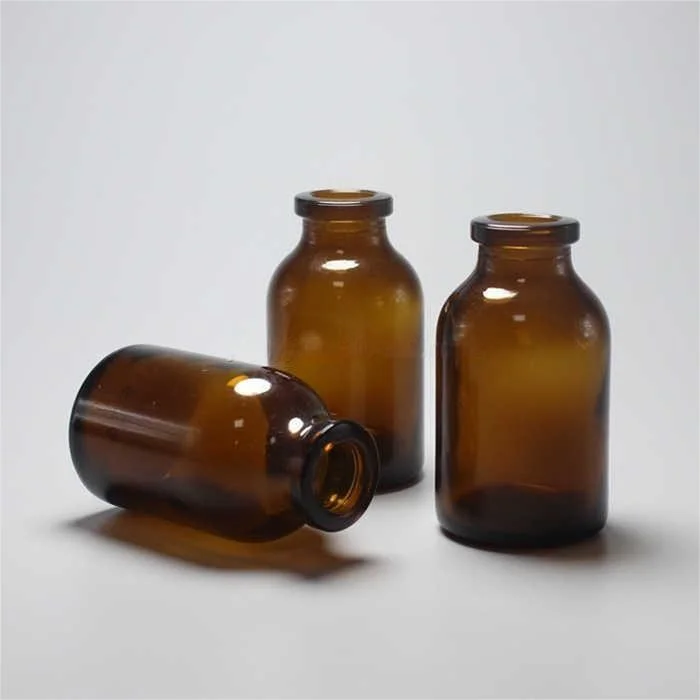 Hot Sale Pharmaceutical Clear Injection Cylinder Bottle 10-100ml Glass Bottle